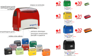 Pieczątka Wagraf A6 69x37mm