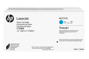Oryginalny Toner Cyan HP LaserJet 5700, 5800, 6700, 6701, 6800, 6801 (213YC W2131YC), kompatybilne z W2131Y